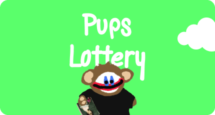 Pups lottery game card